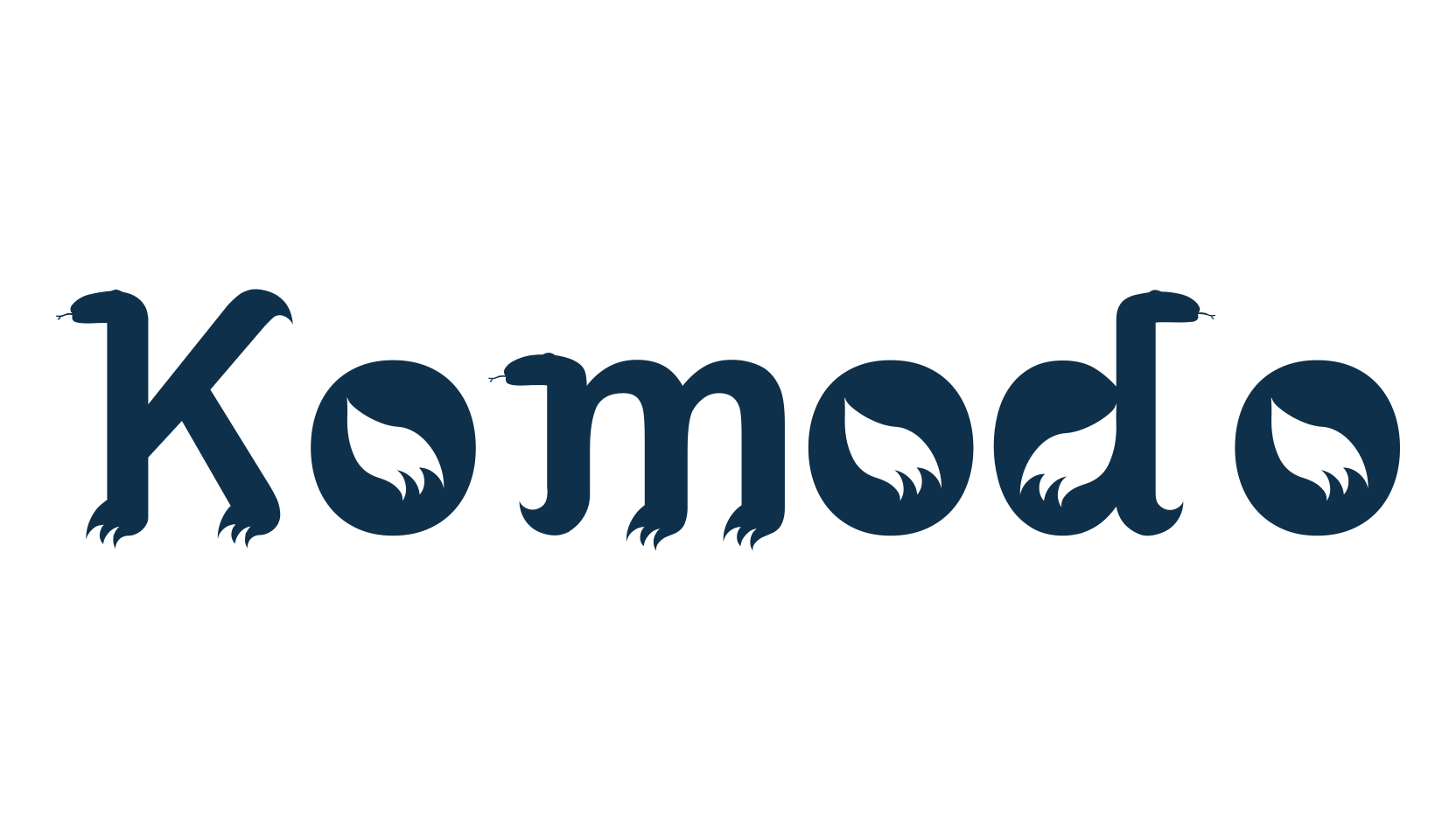 Komodo, fancy decorative font preview