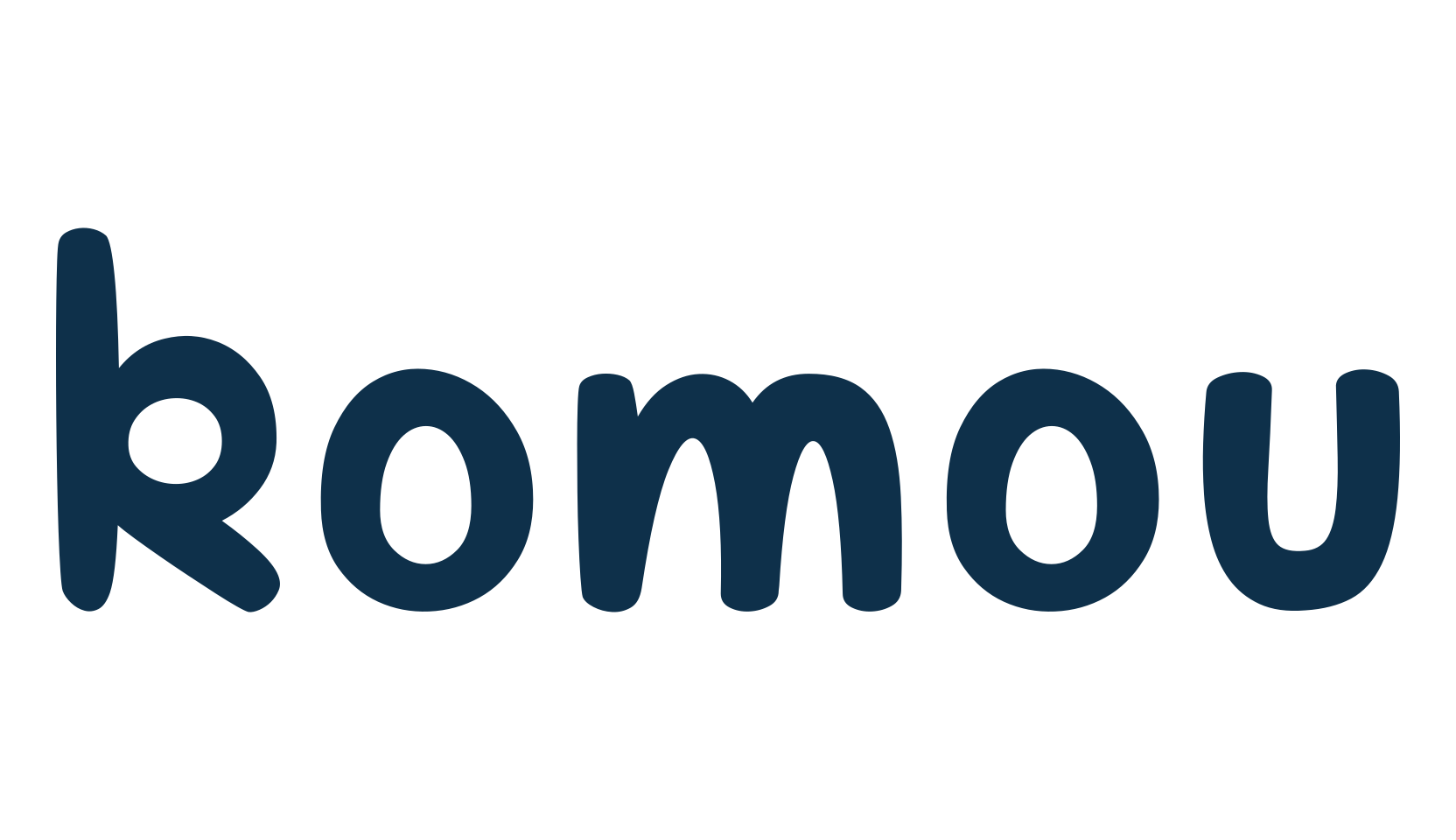 Komou, fancy various decorative font preview