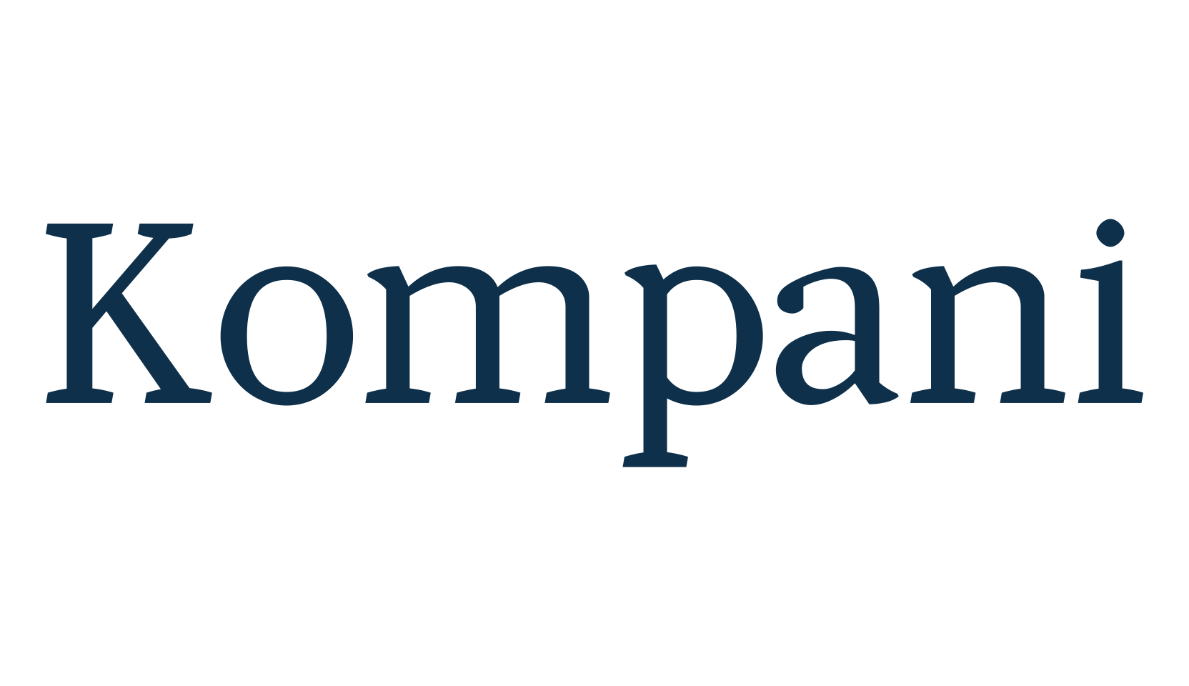 Kompani, basic serif font preview