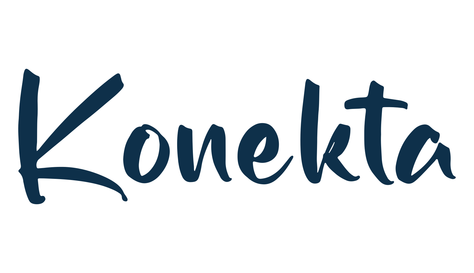 Konekta, script handwritten fancy decorative calligraphy font preview