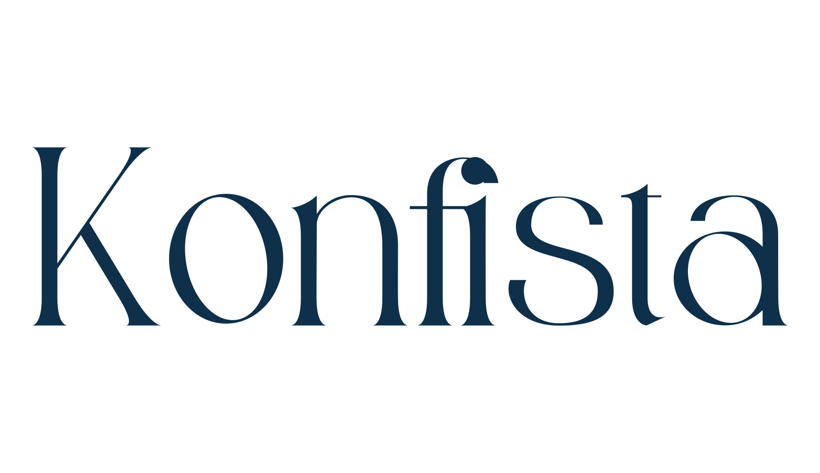 Konfista, basic serif font preview