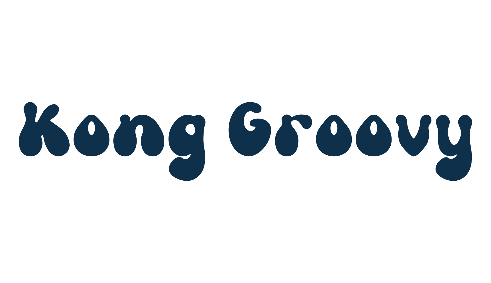 Kong Groovy, fancy groovy decorative font preview