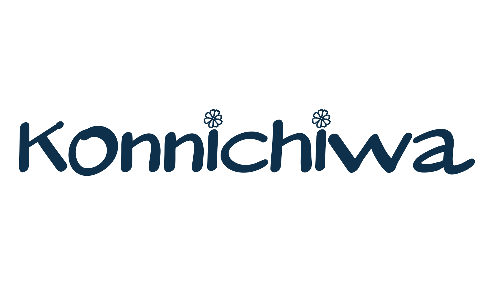 Konnichiwa, fancy various decorative script calligraphy font preview