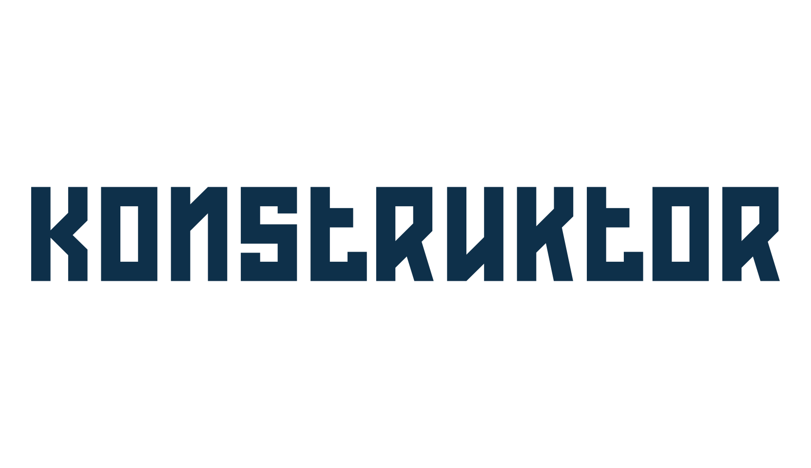 Konstruktor, foreign look russian font preview