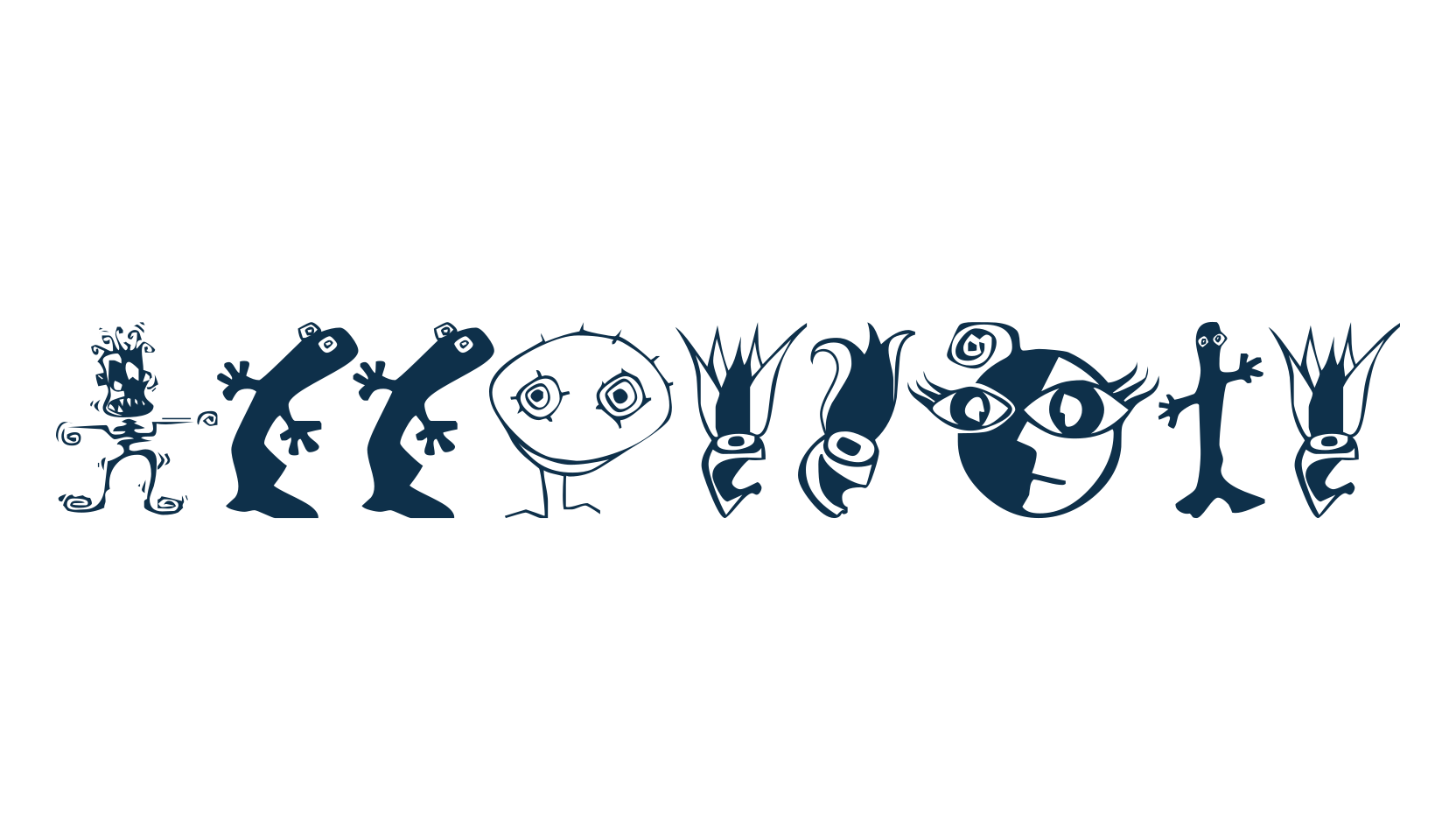 Kooksters, display market font preview
