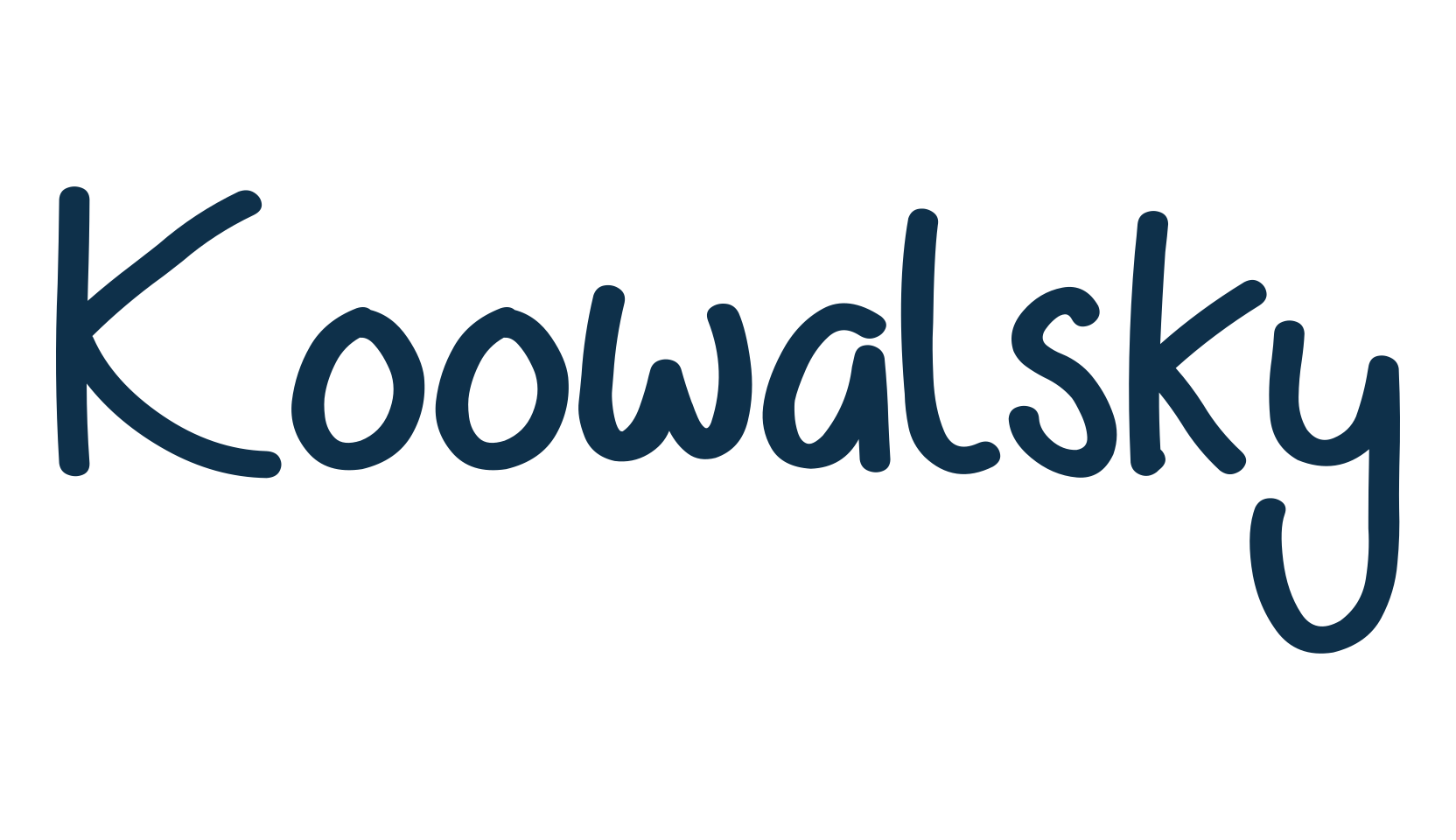 Koowalsky, fancy cartoon decorative comic font preview