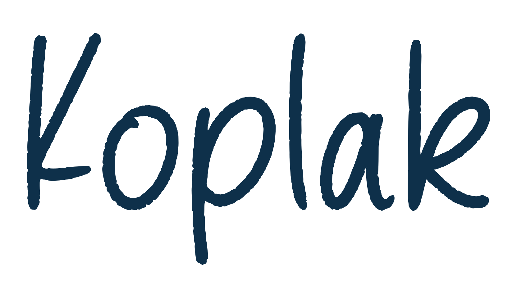 Koplak, script handwritten fancy decorative calligraphy font preview