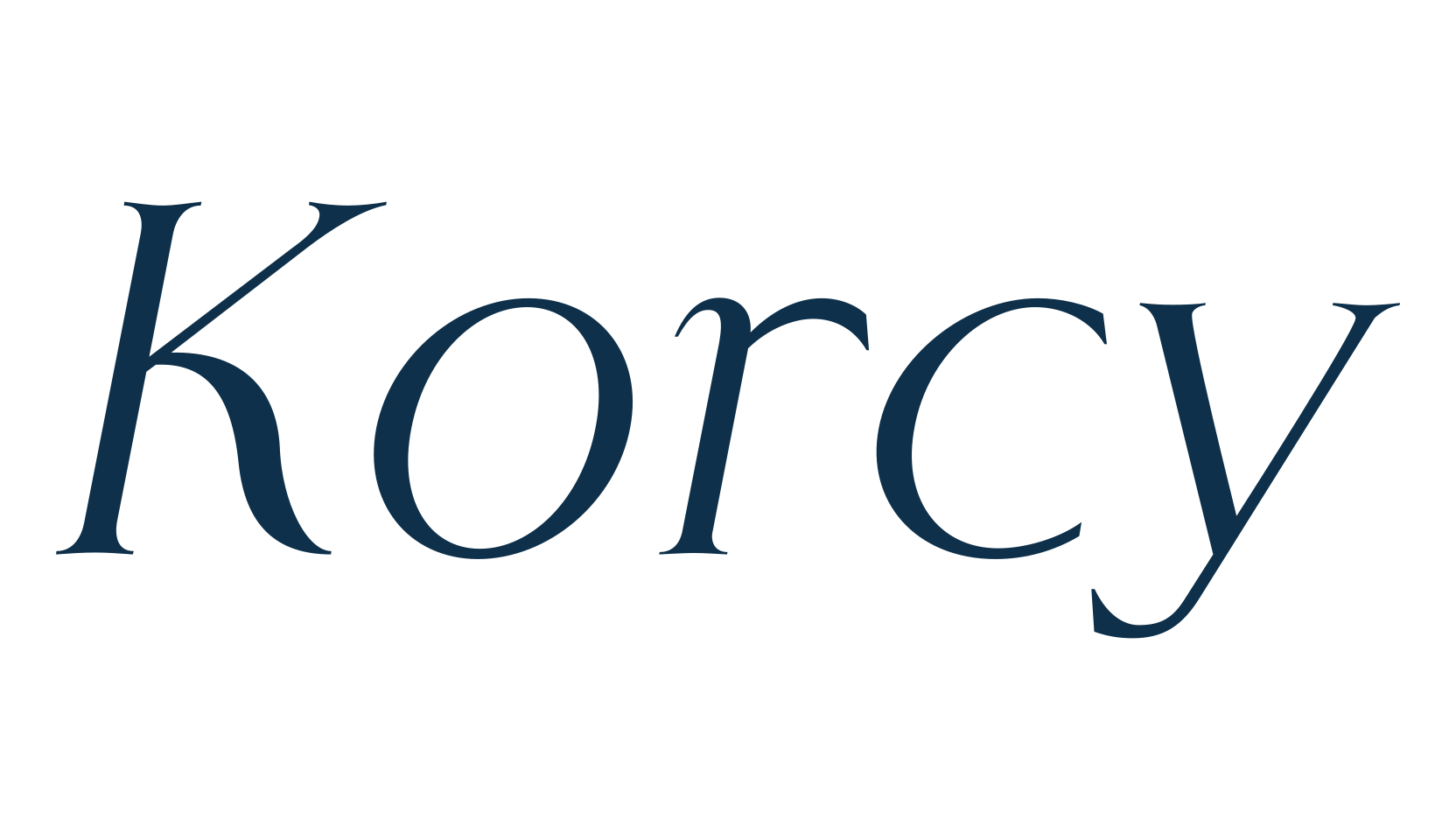 Korcy, serif font preview