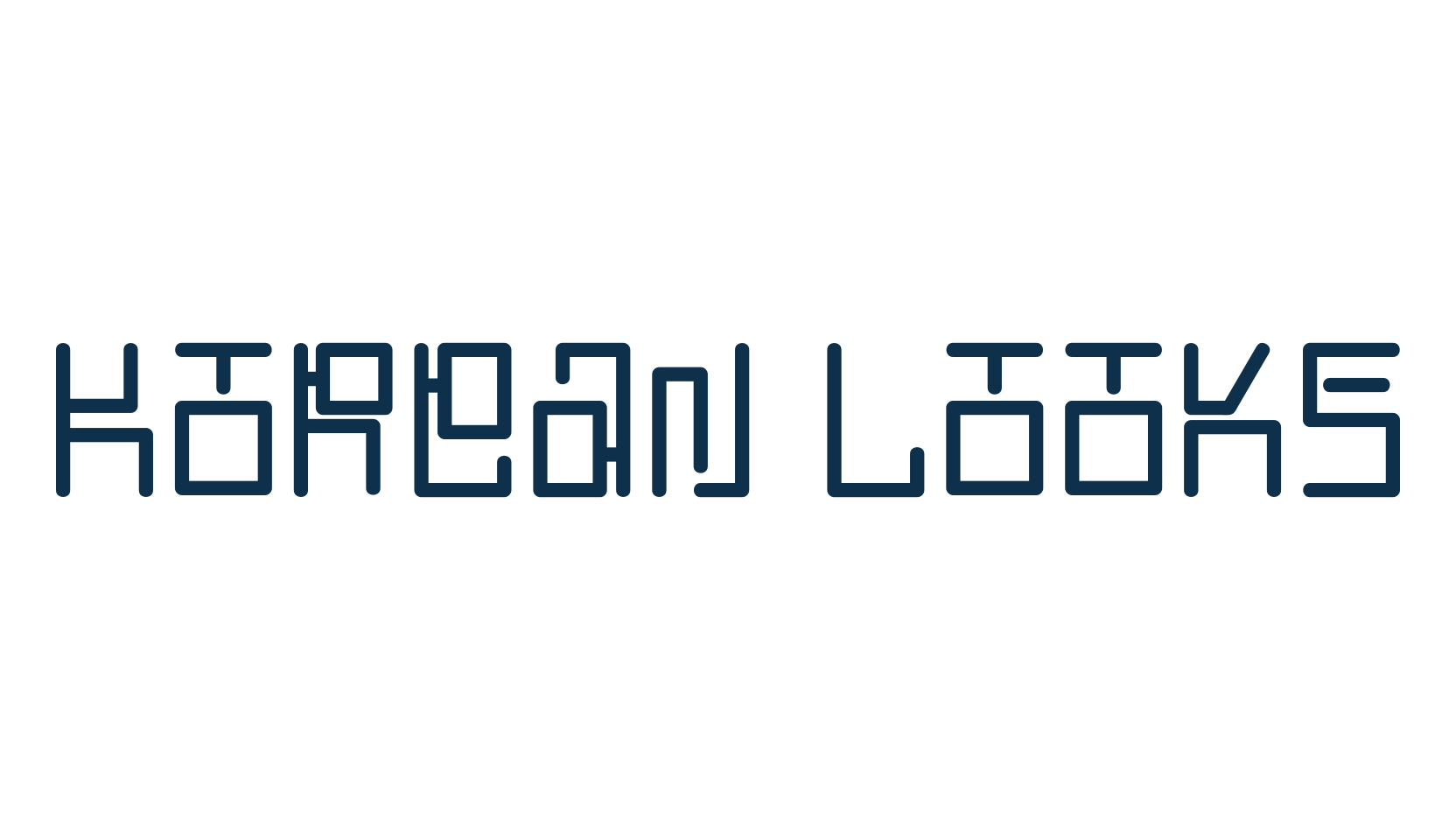 Korean Looks, fancy various foreign look font preview