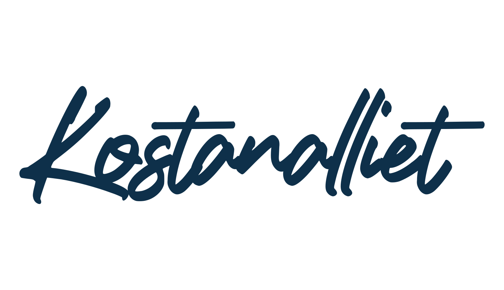 Kostanalliet, handwriting font preview