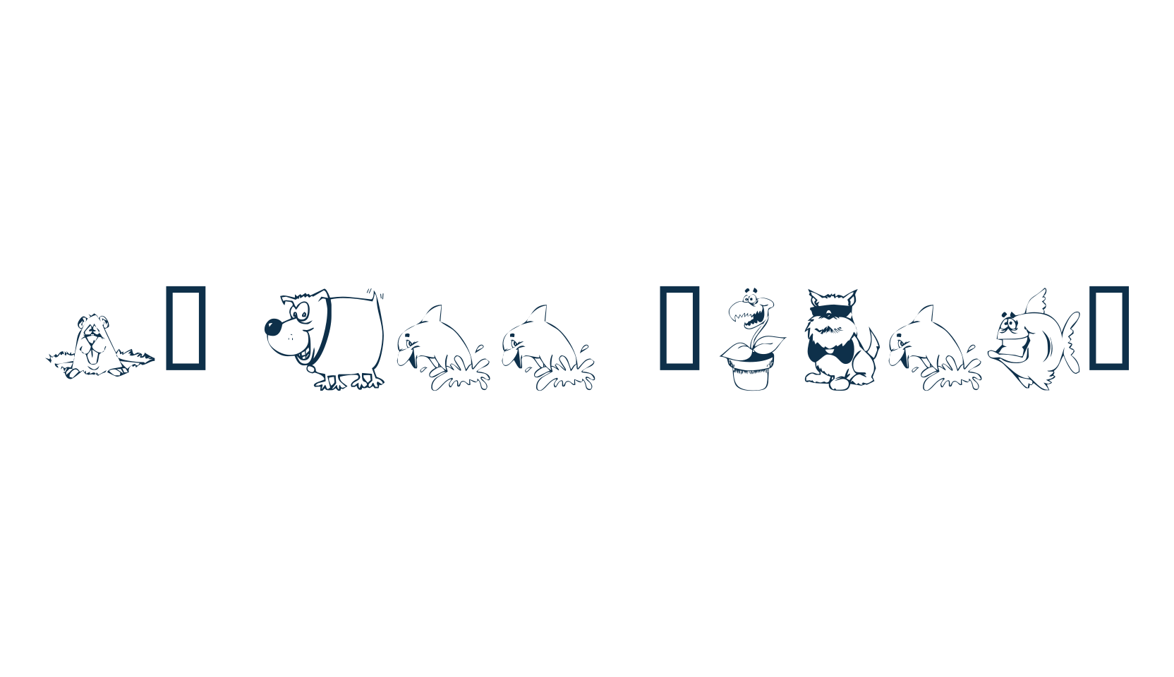 KR All Smiles, display market font preview