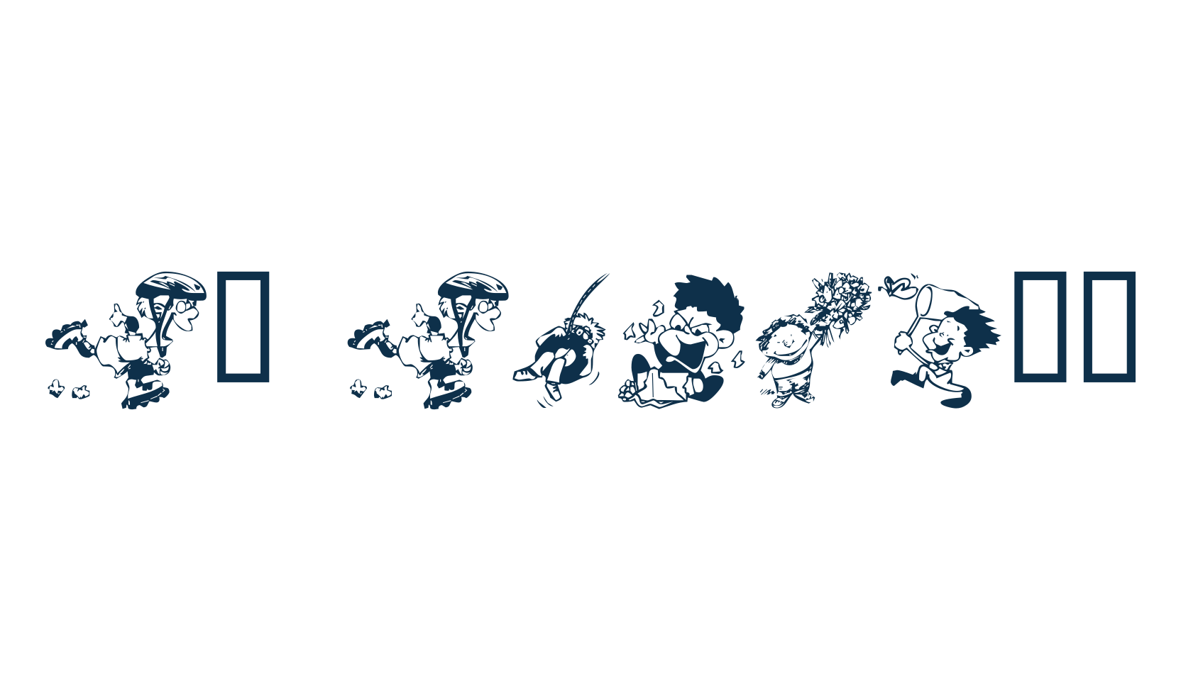 KR Kidlets, fancy decorative font preview