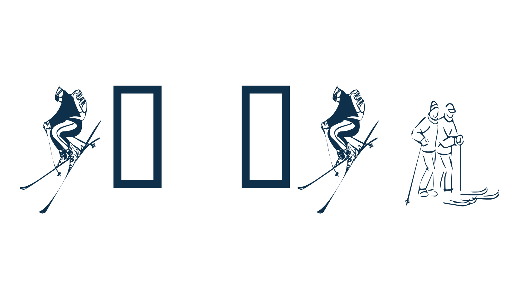 KR Ski, display market font preview