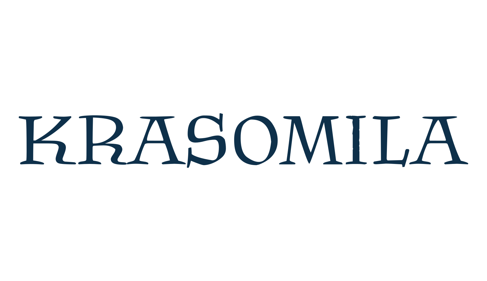 Krasomila, celtic font preview