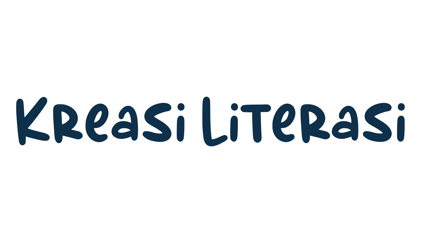 Kreasi Literasi, handwriting font preview