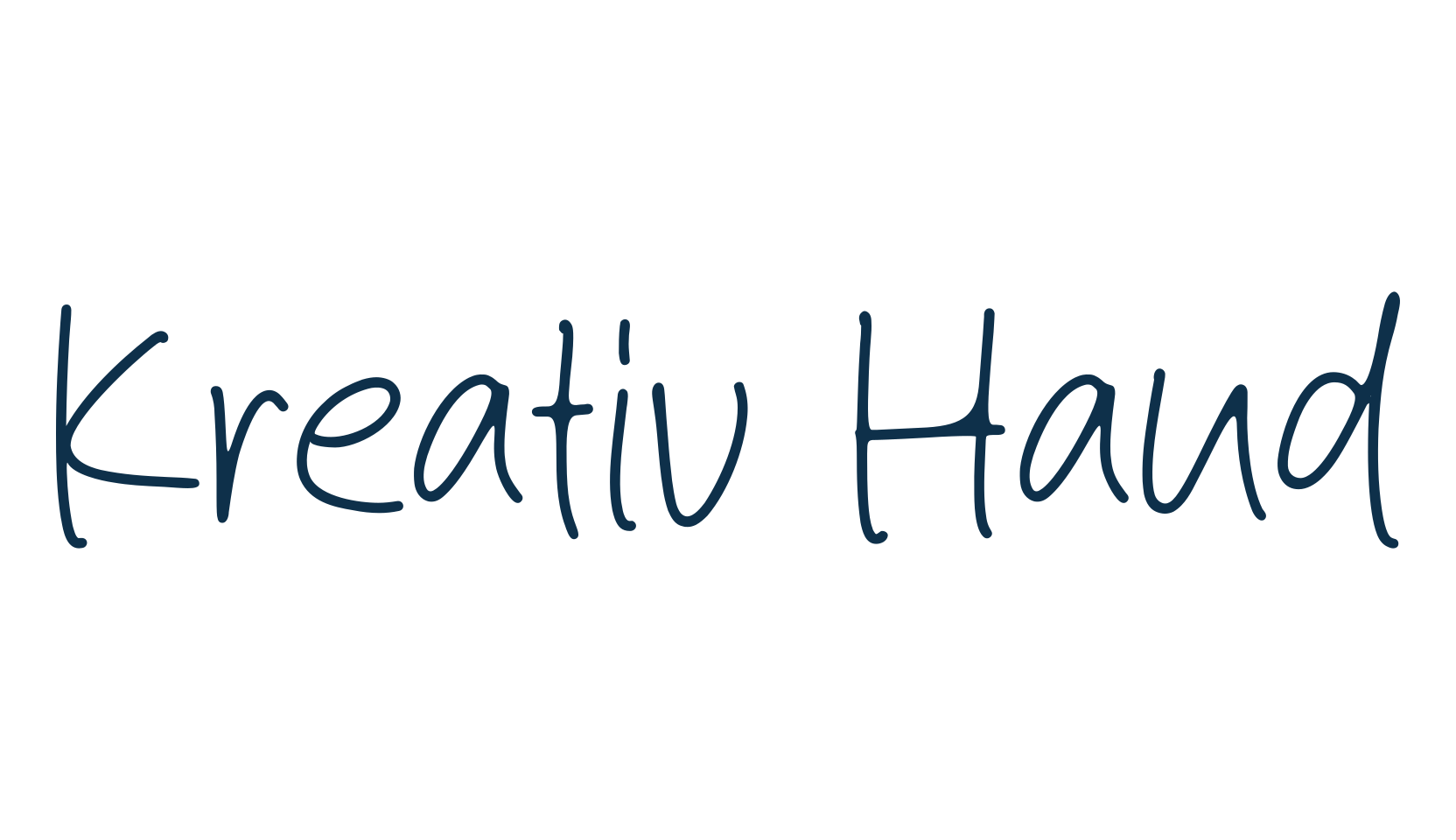 Kreativ Hand, handwriting font preview
