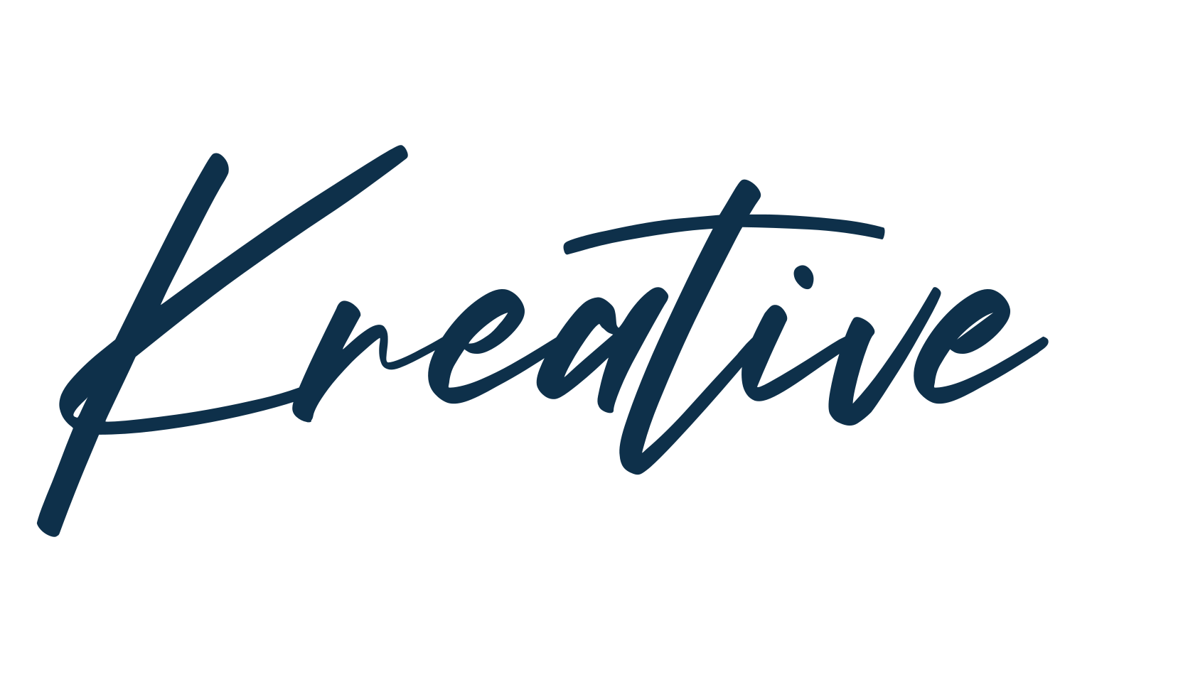 Kreatives, calligraphy font preview