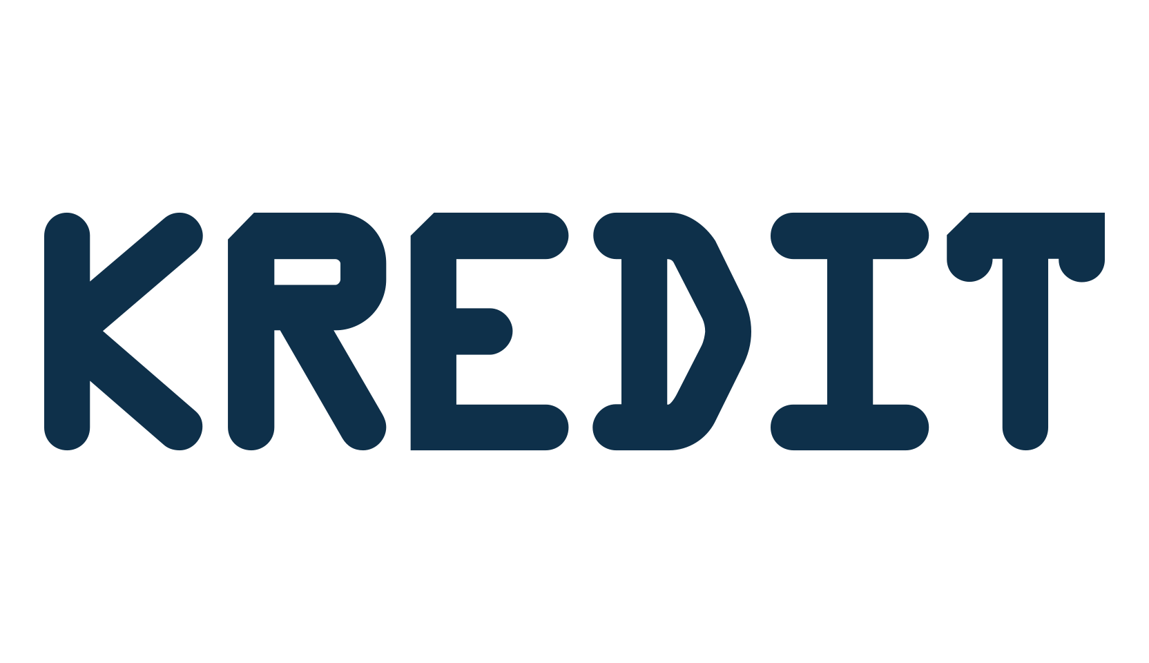 Kredit, fancy various techno sci-fi font preview