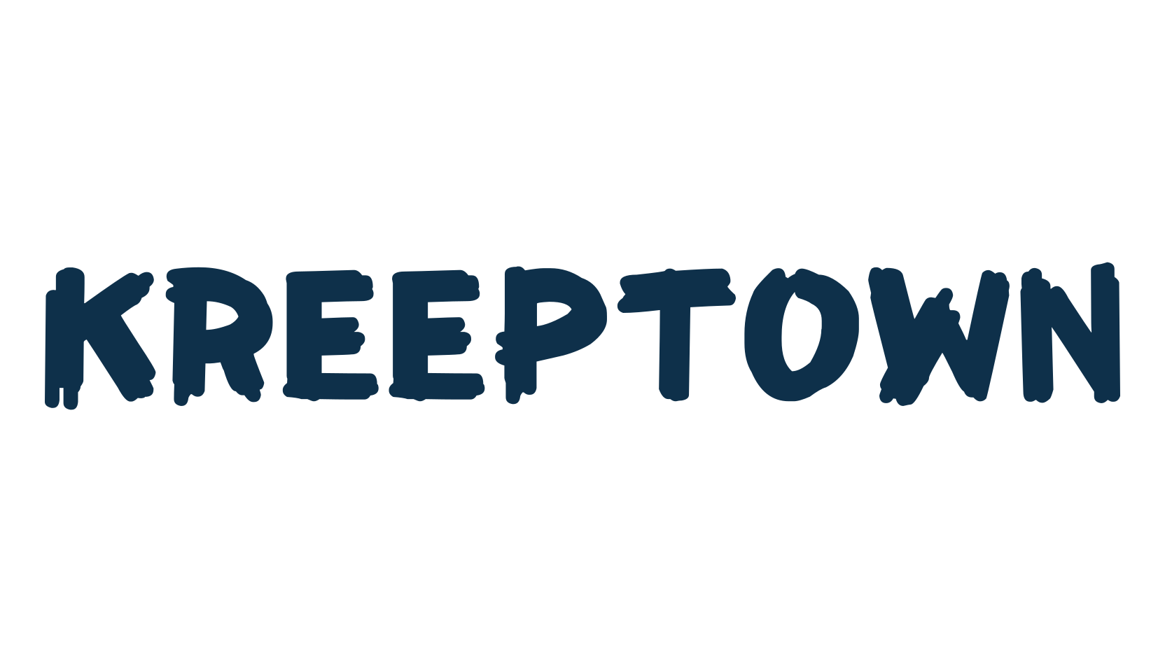 KreepTown, fancy decorative font preview