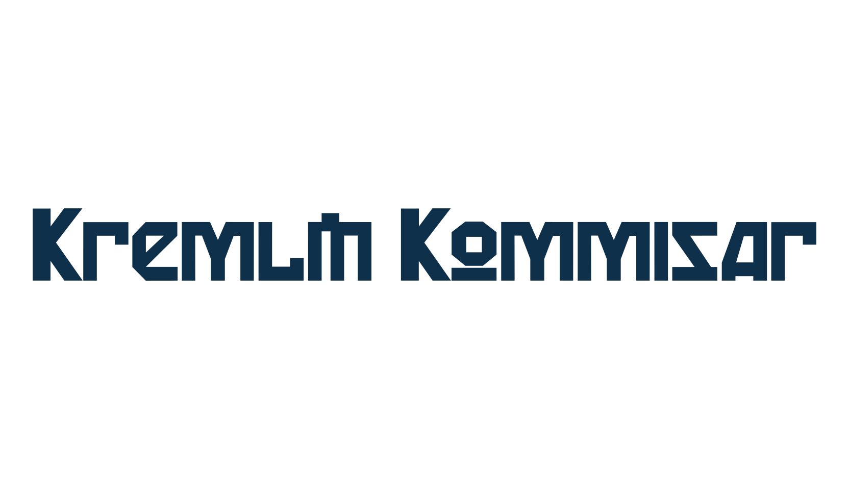 Kremlin Kommisar, foreign look russian font preview