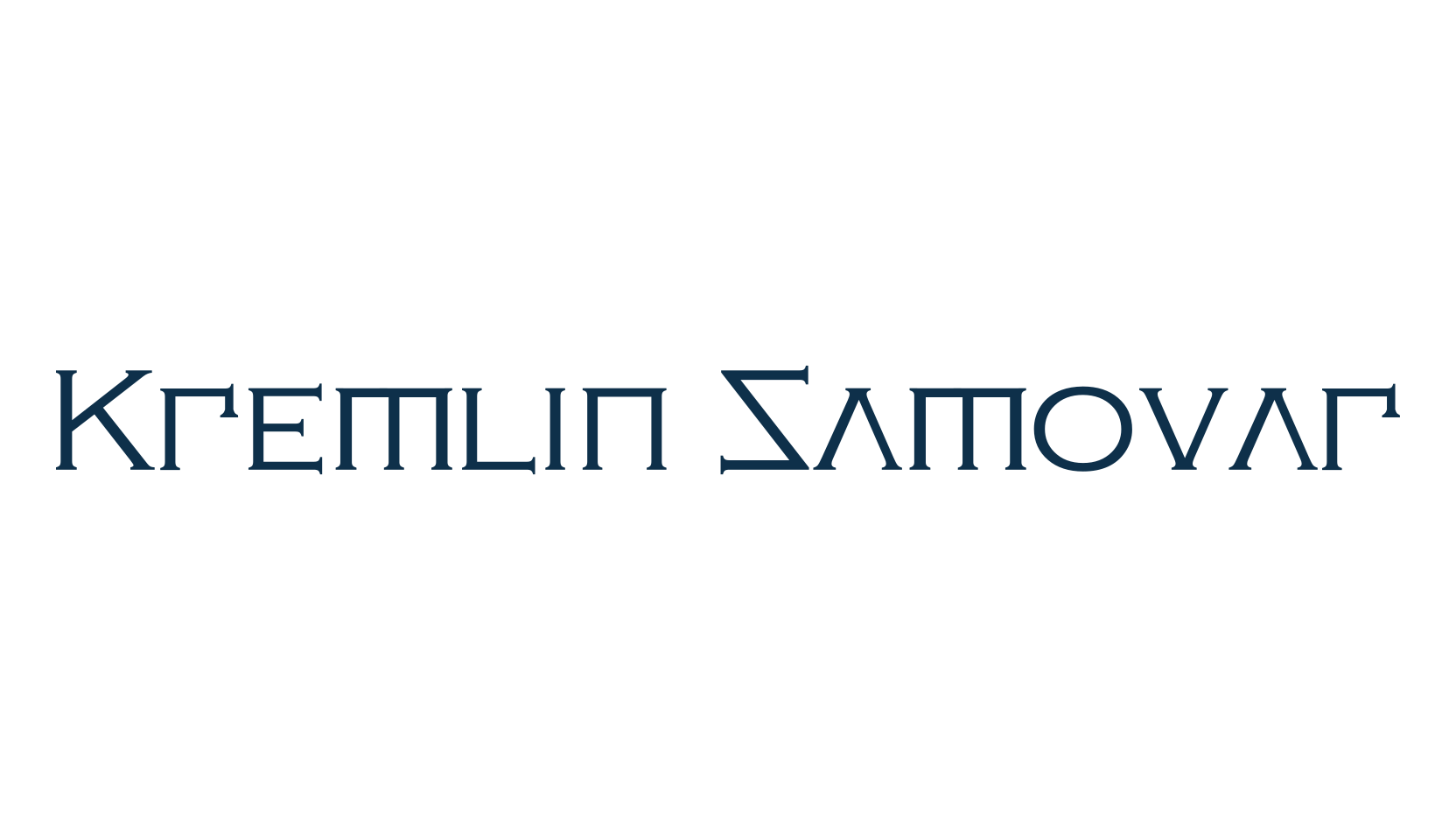 Kremlin Samovar, russian font preview