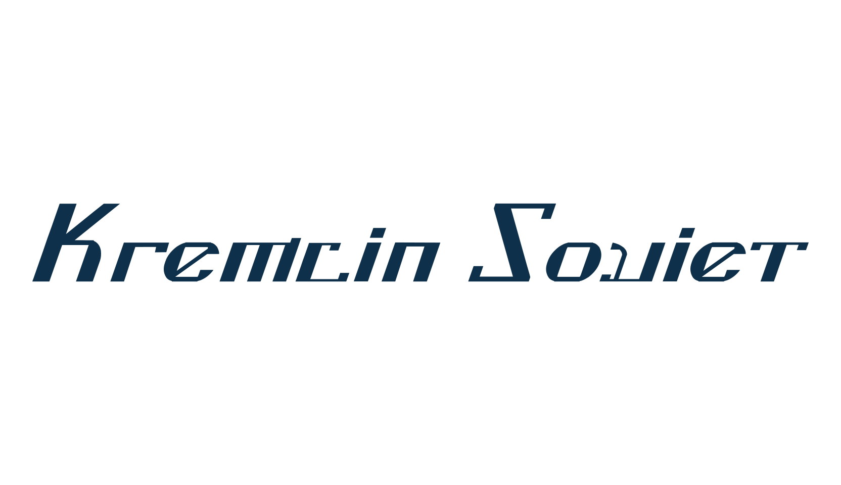 Kremlin Soviet, foreign look russian font preview