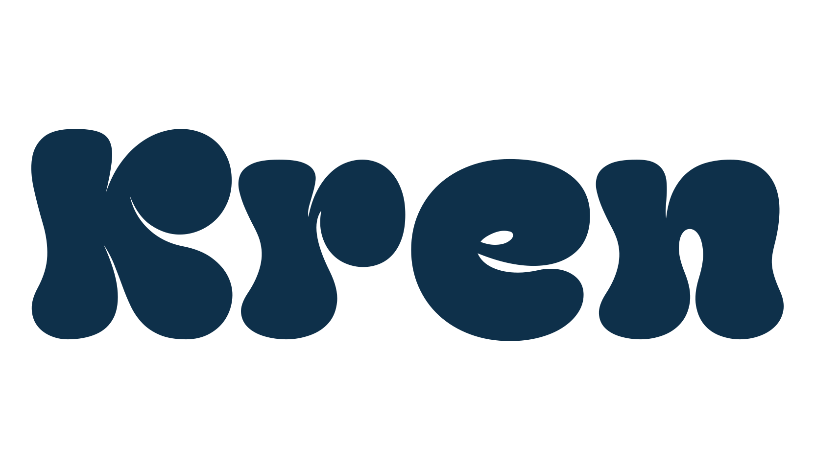 Kren, fancy groovy decorative font preview