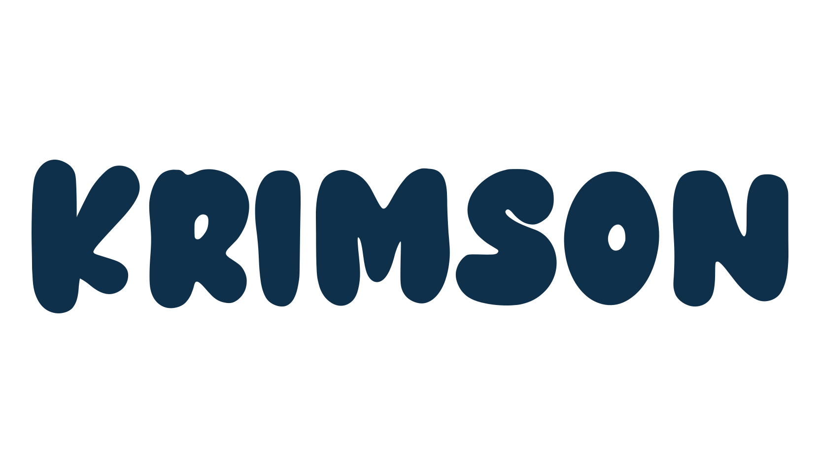 Krimson, fancy cartoon decorative font preview