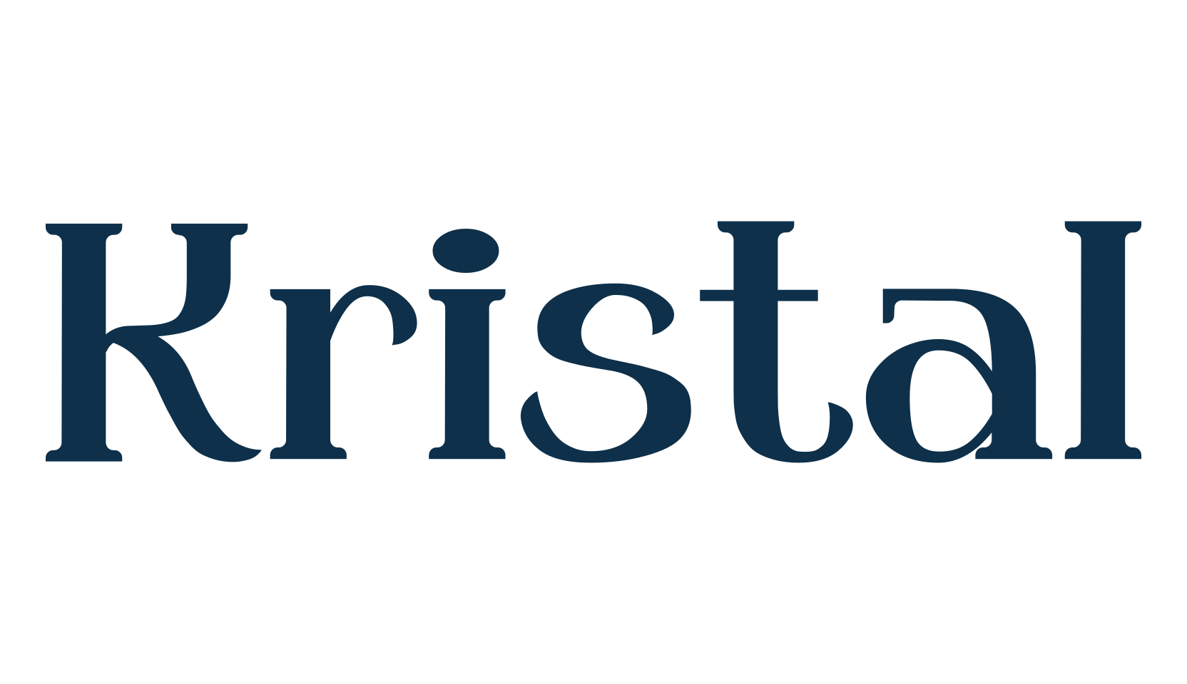Kristal (kristal-2), serif font preview