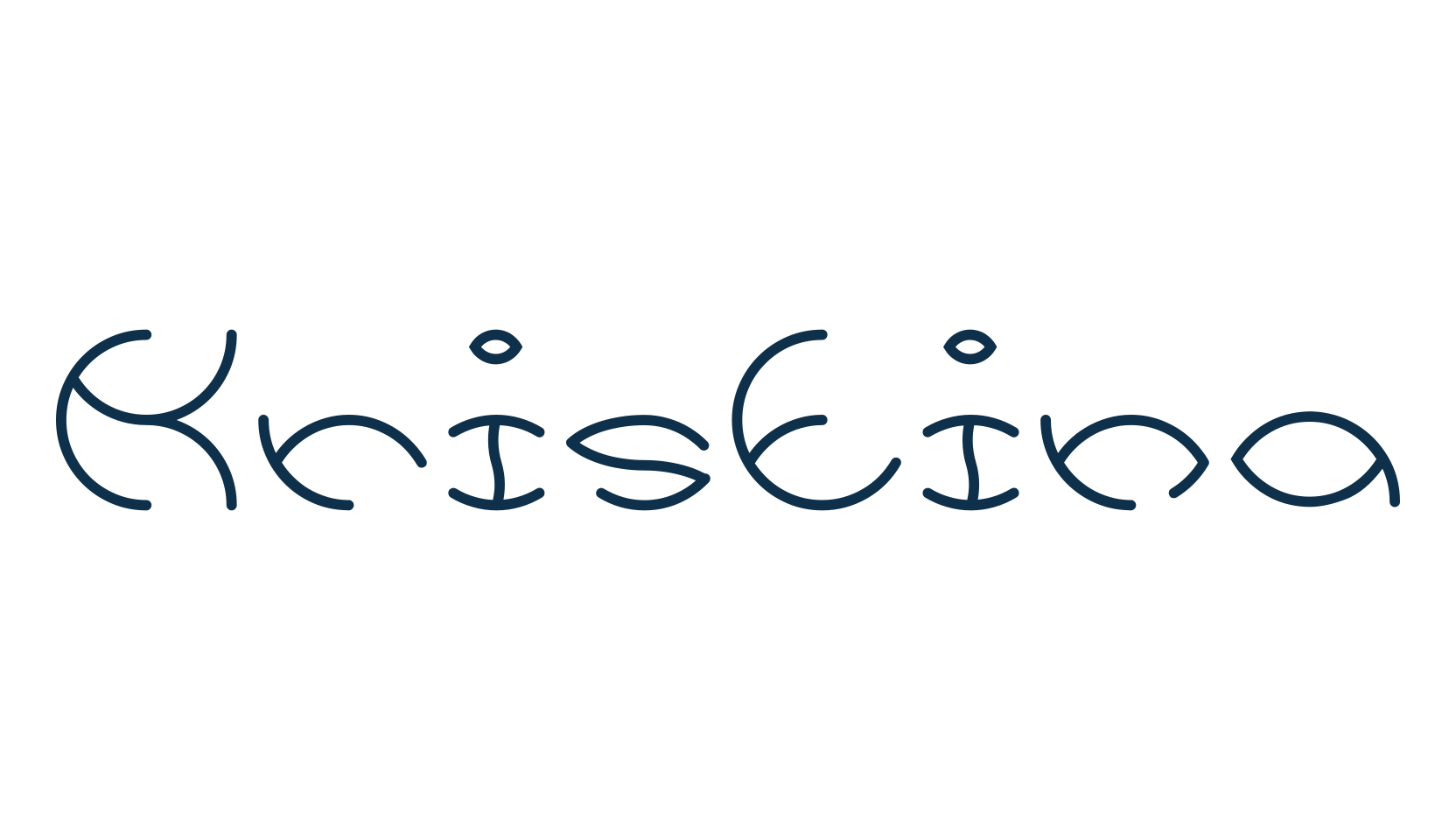 Kristina, fancy various decorative font preview