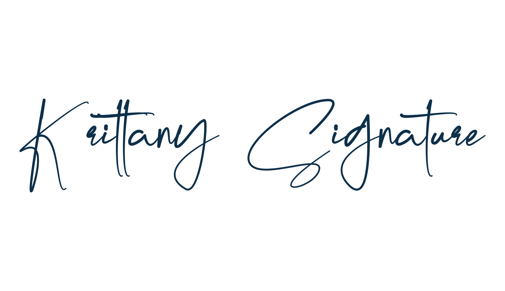 Krittany Signature, script handwritten fancy decorative calligraphy font preview