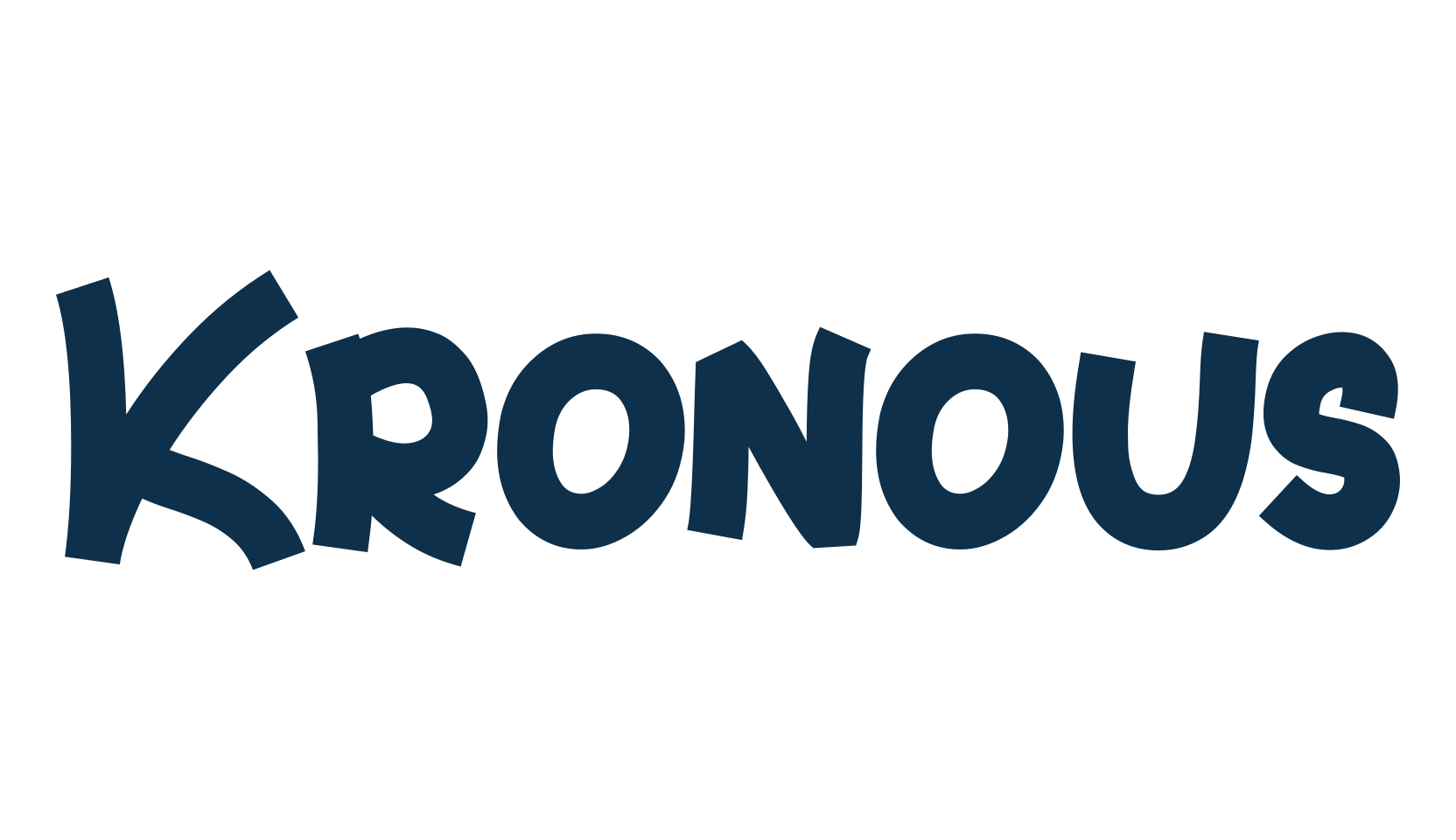 Kronous, cartoon font preview