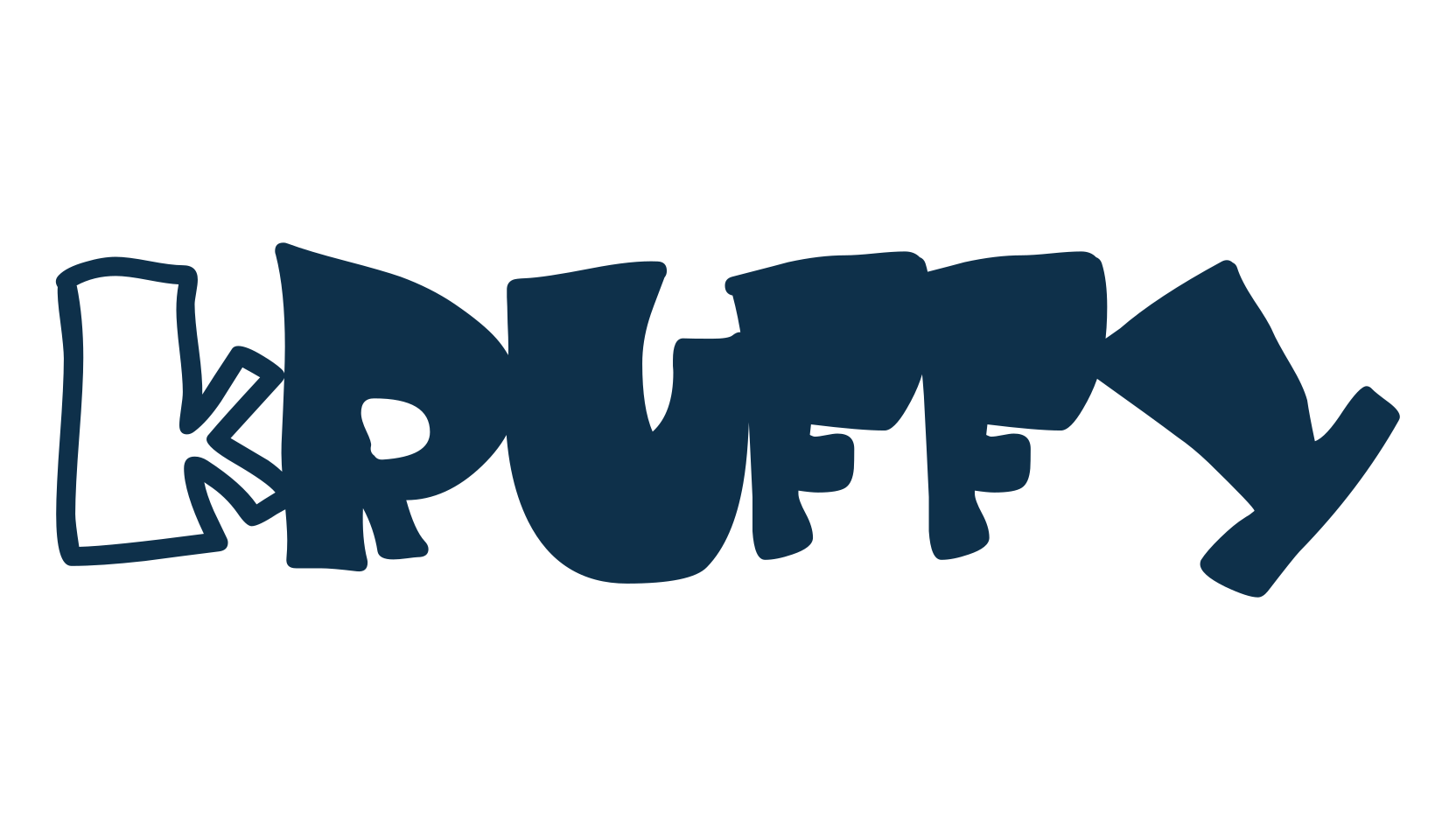 Kruffy, cartoon font preview