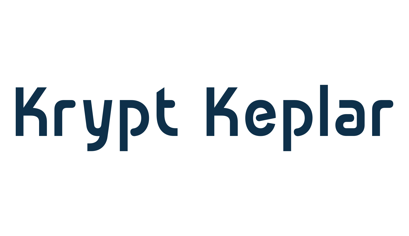Krypt Keplar, fancy various techno sci-fi font preview