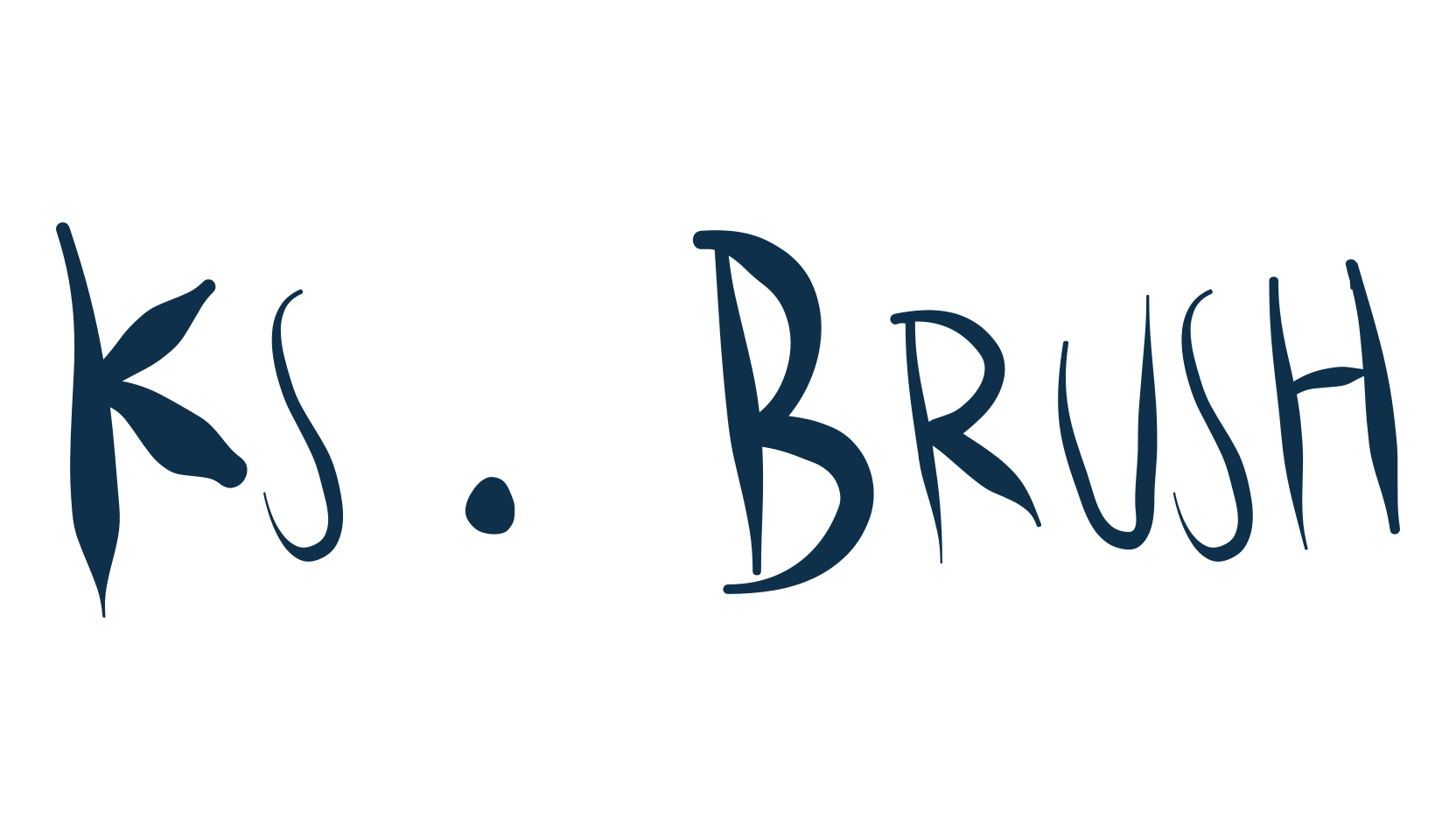 Ks.Brush, brush font preview