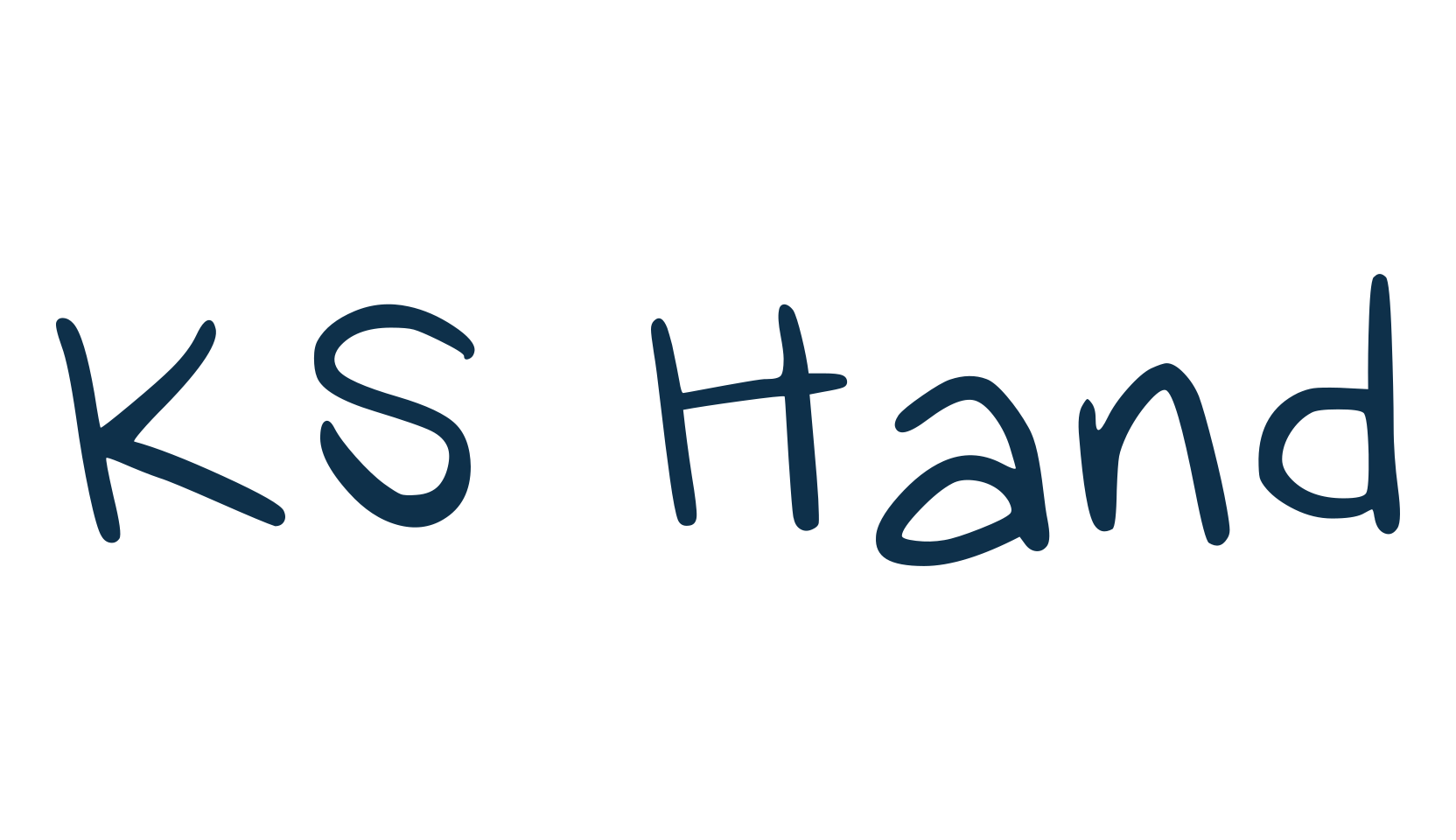 KS Hand, script handwritten fancy decorative calligraphy font preview