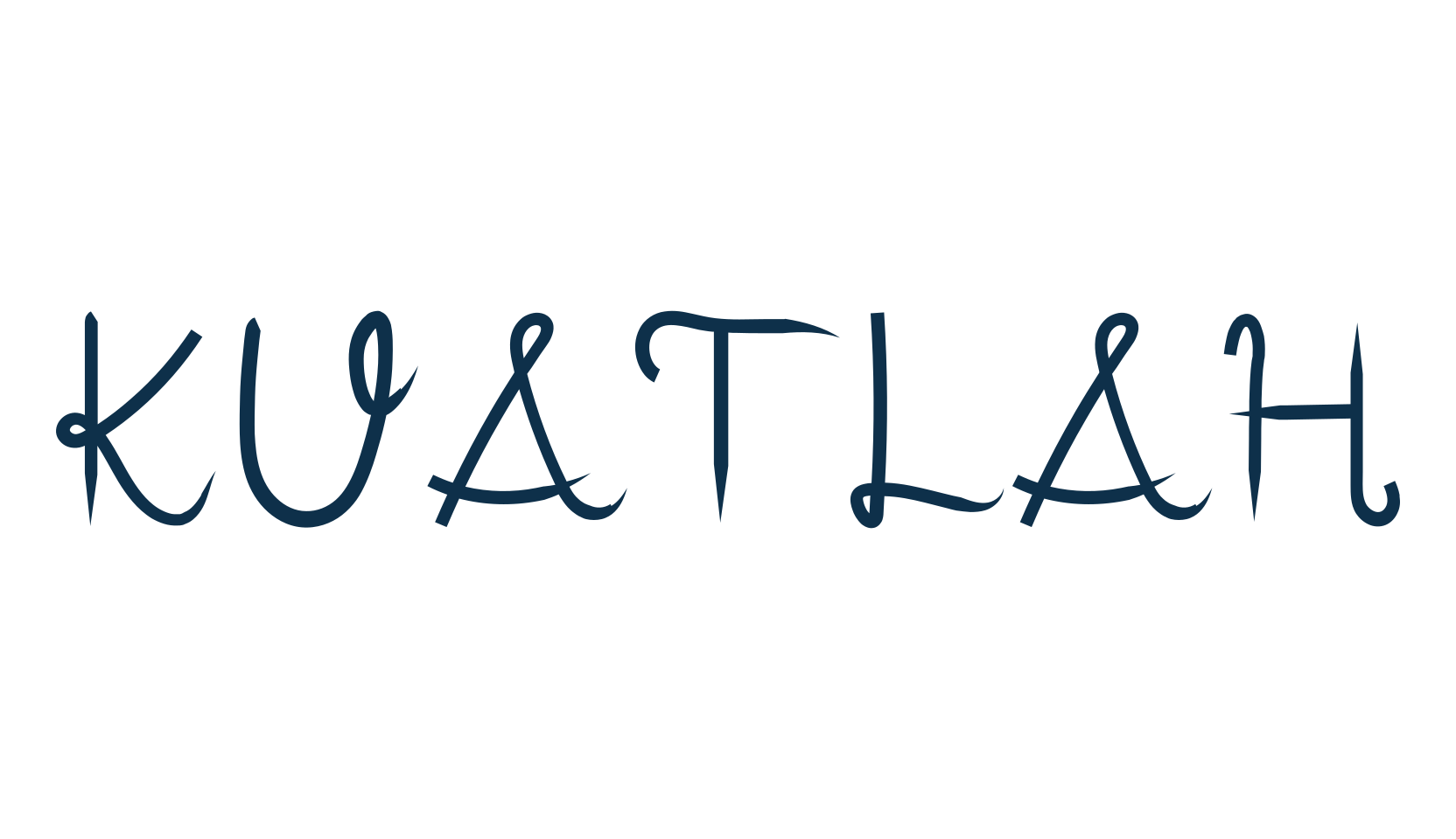 Kuatlah, fancy decorative font preview