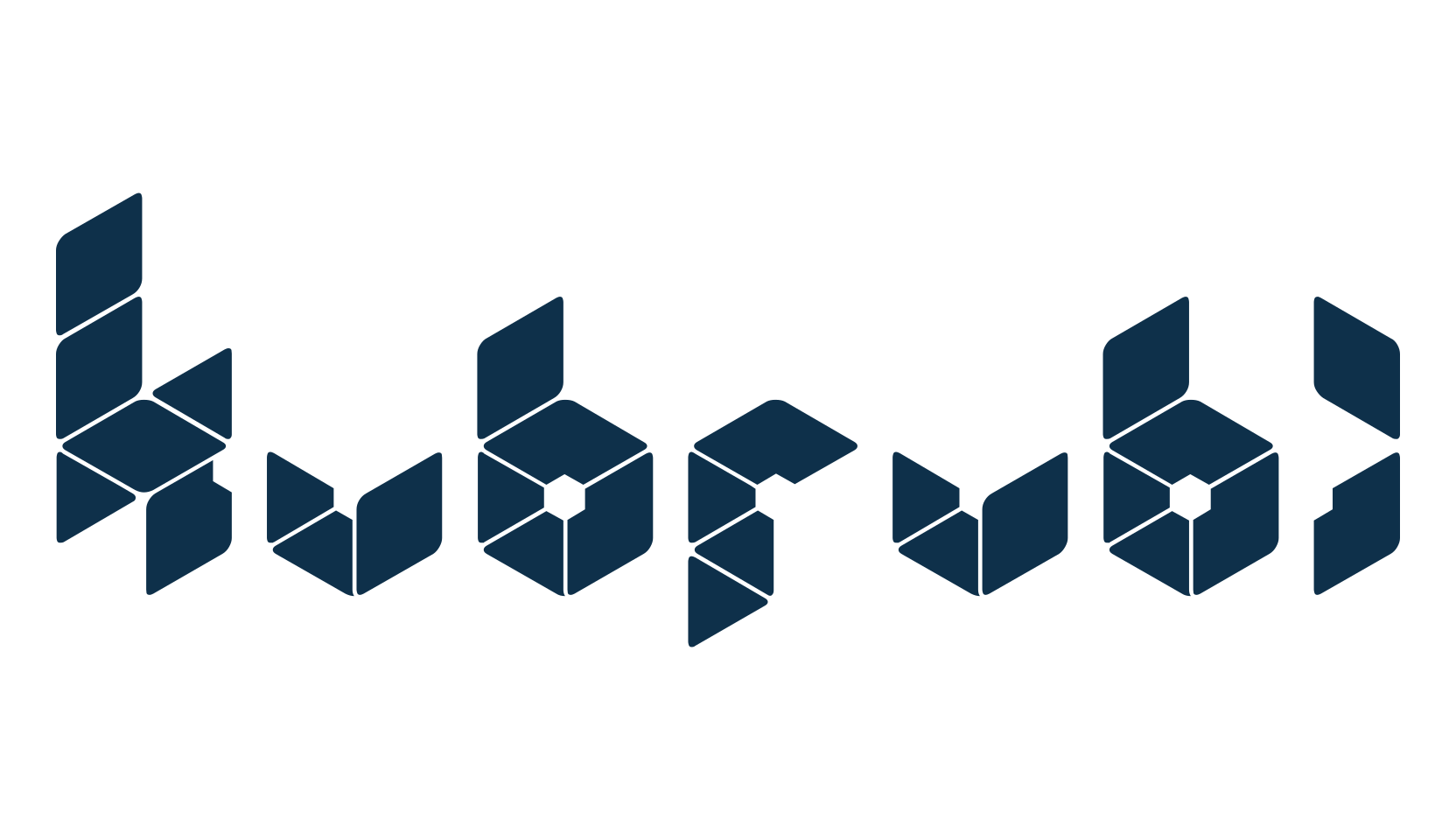 Kubrubi, fancy various techno sci-fi font preview
