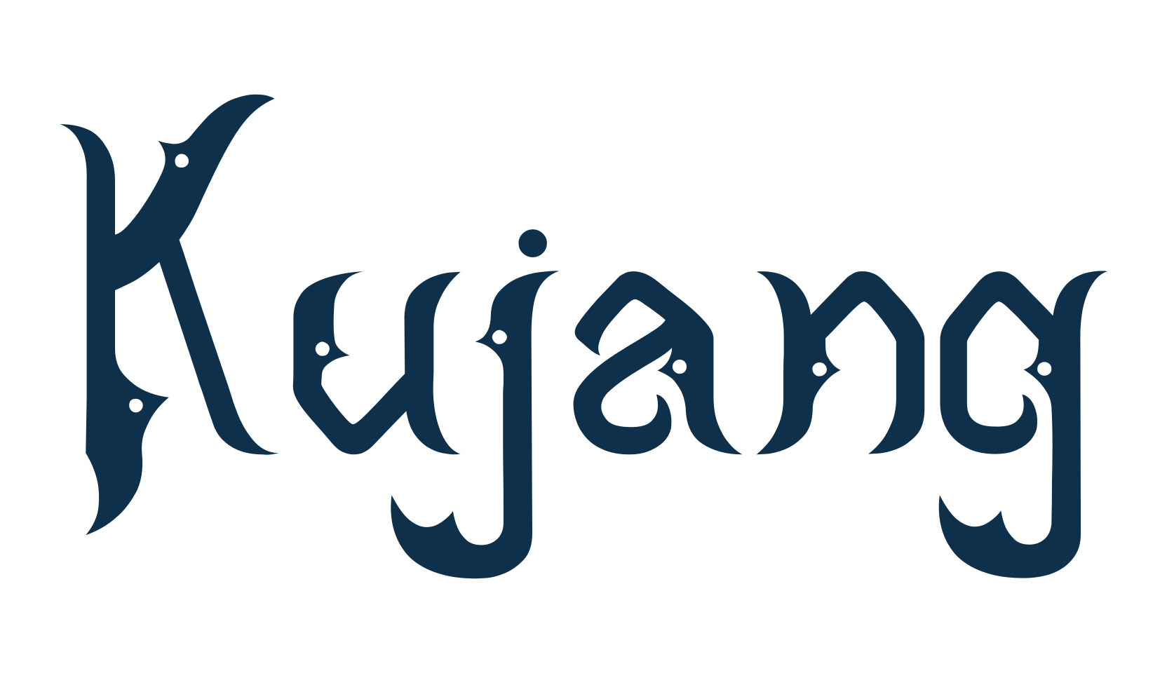 Kujang, various font preview