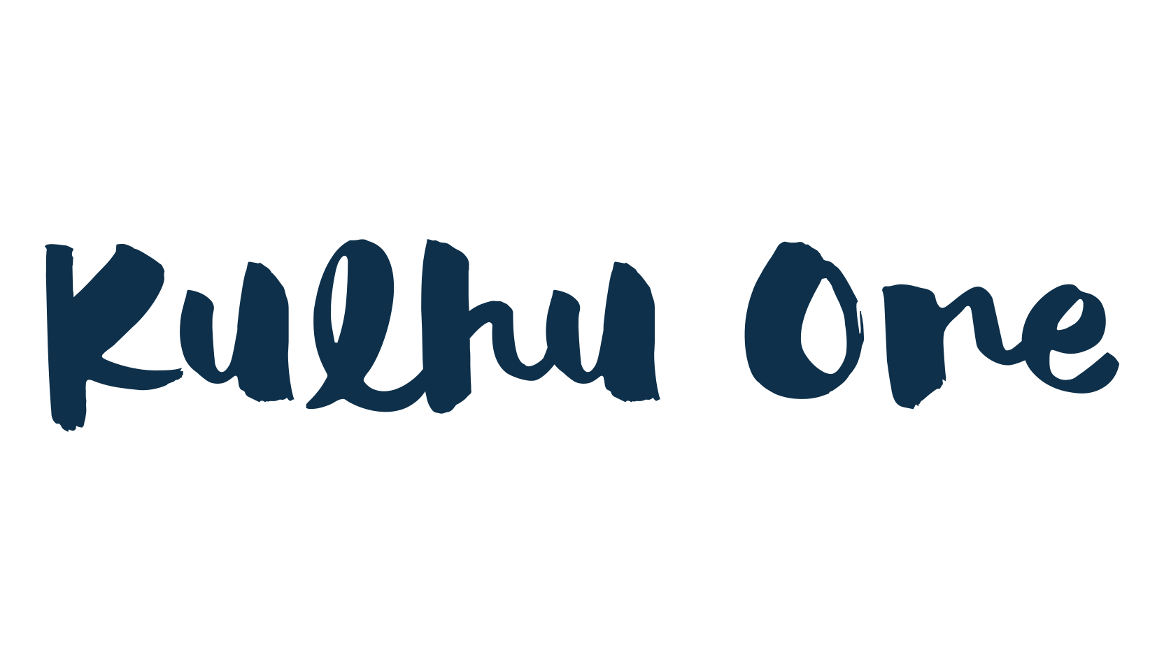 Kulhu One, display market font preview