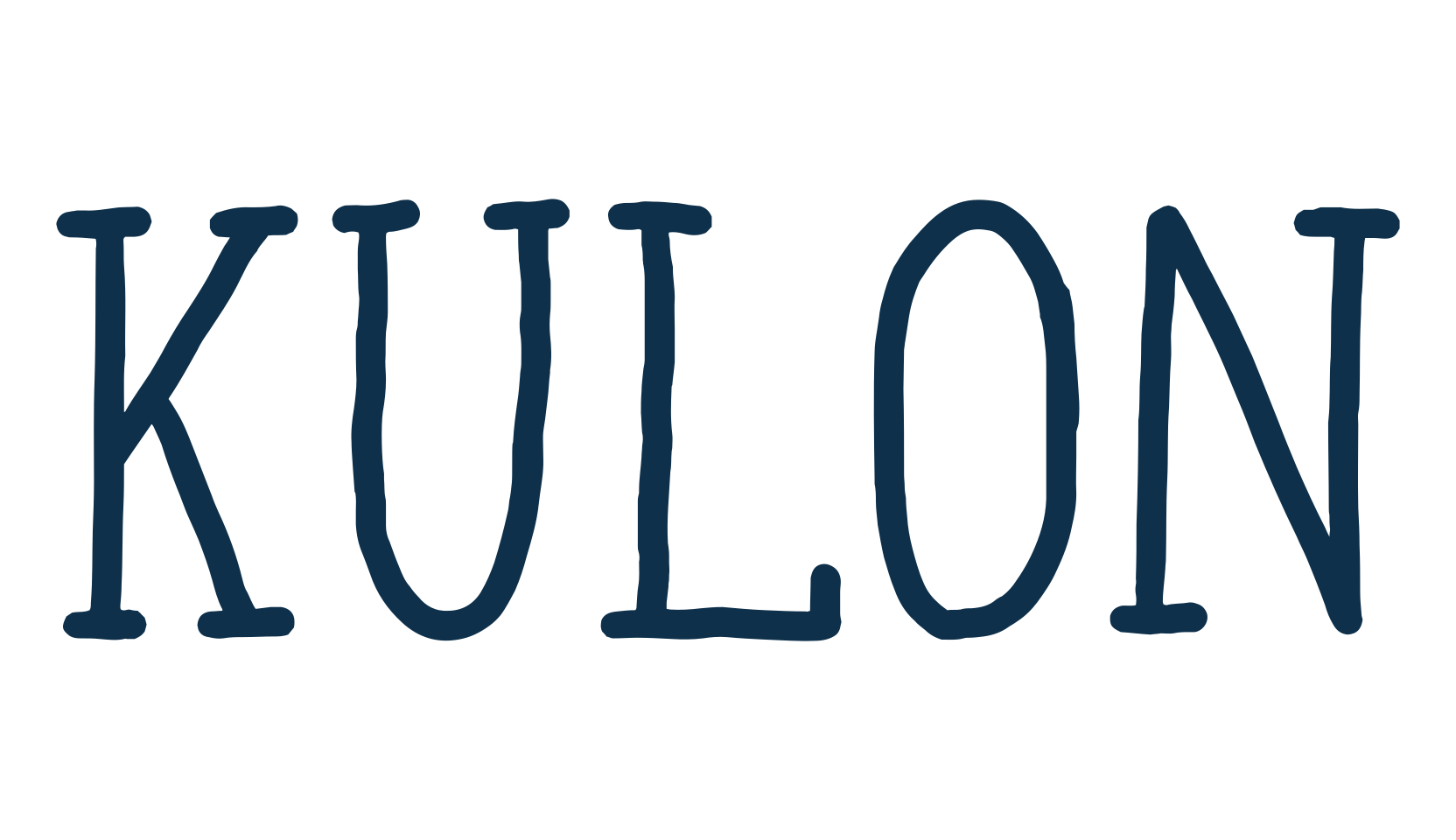 Kulon, fancy decorative font preview