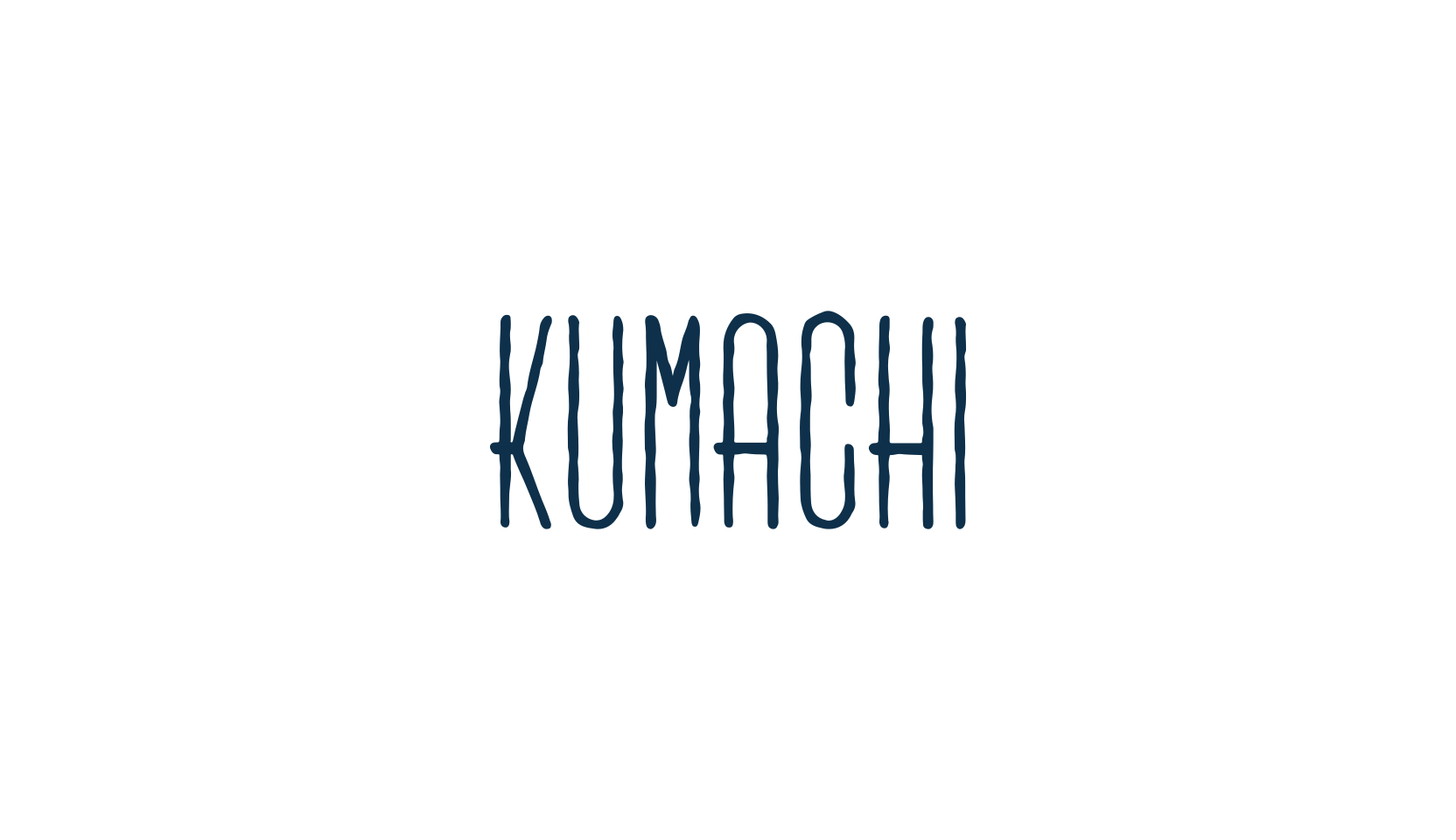 Kumachi, fancy eroded decorative font preview