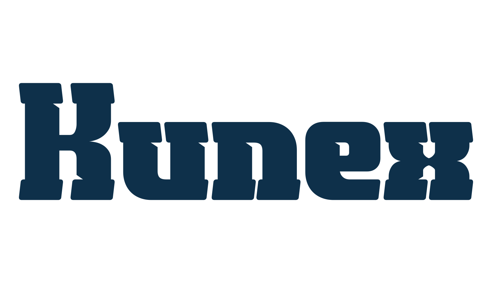 Kunex, fancy various decorative font preview