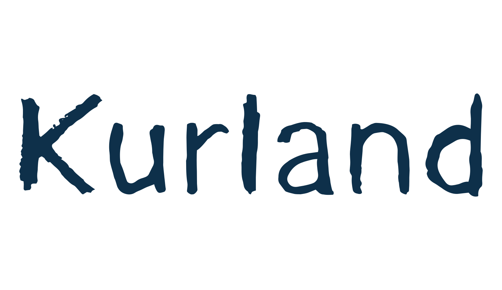 Kurland, brush font preview