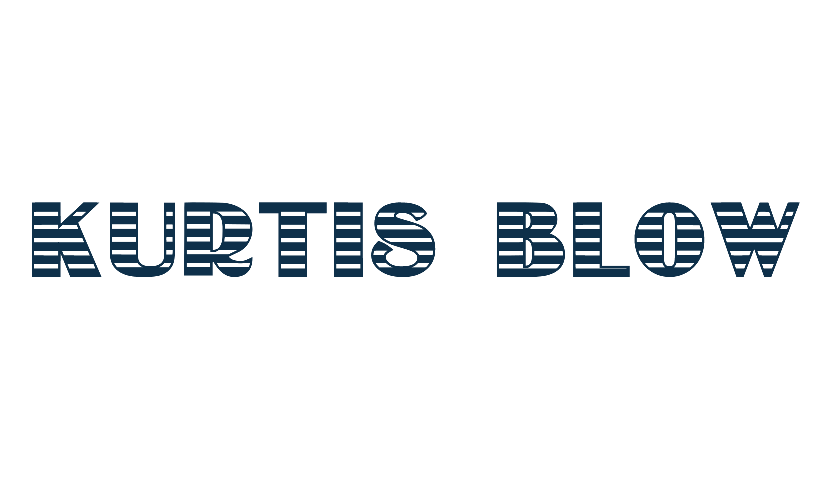 Kurtis Blow, fancy retro decorative font preview