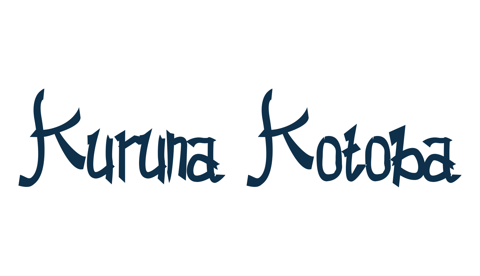 Kuruna Kotoba, foreign look chinese, jpn font preview