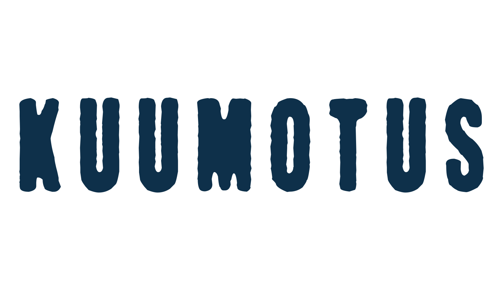 Kuumotus, fancy eroded decorative font preview