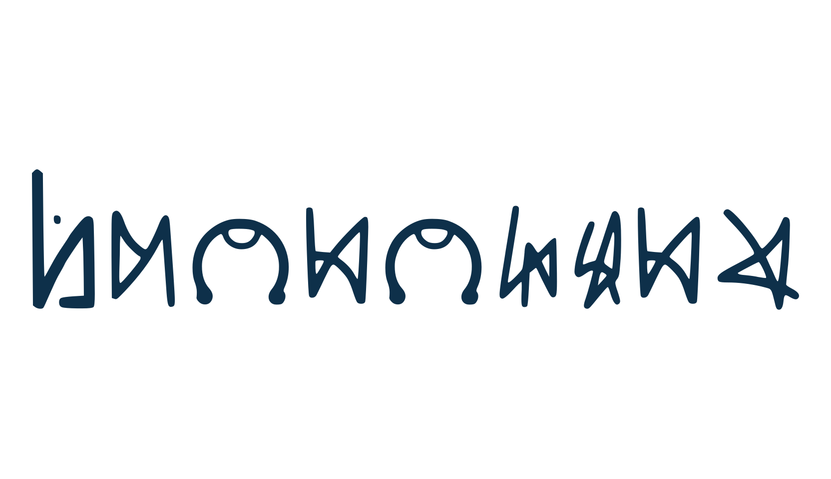 Kwonohane, fancy decorative font preview
