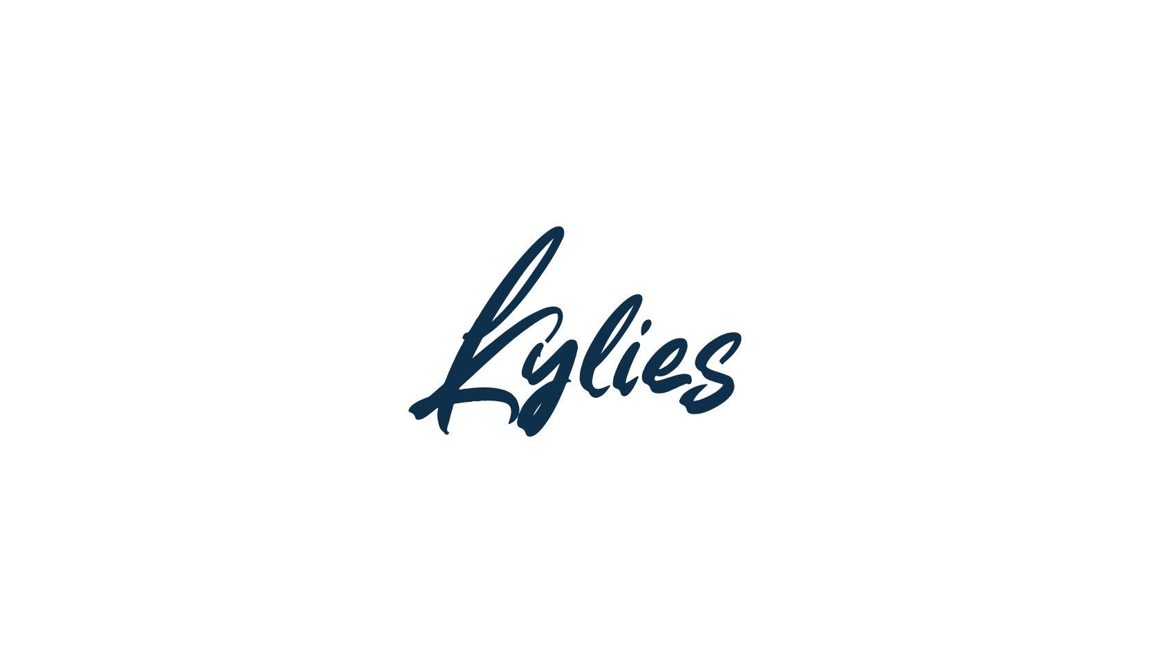 Kylies, script handwritten fancy decorative calligraphy font preview