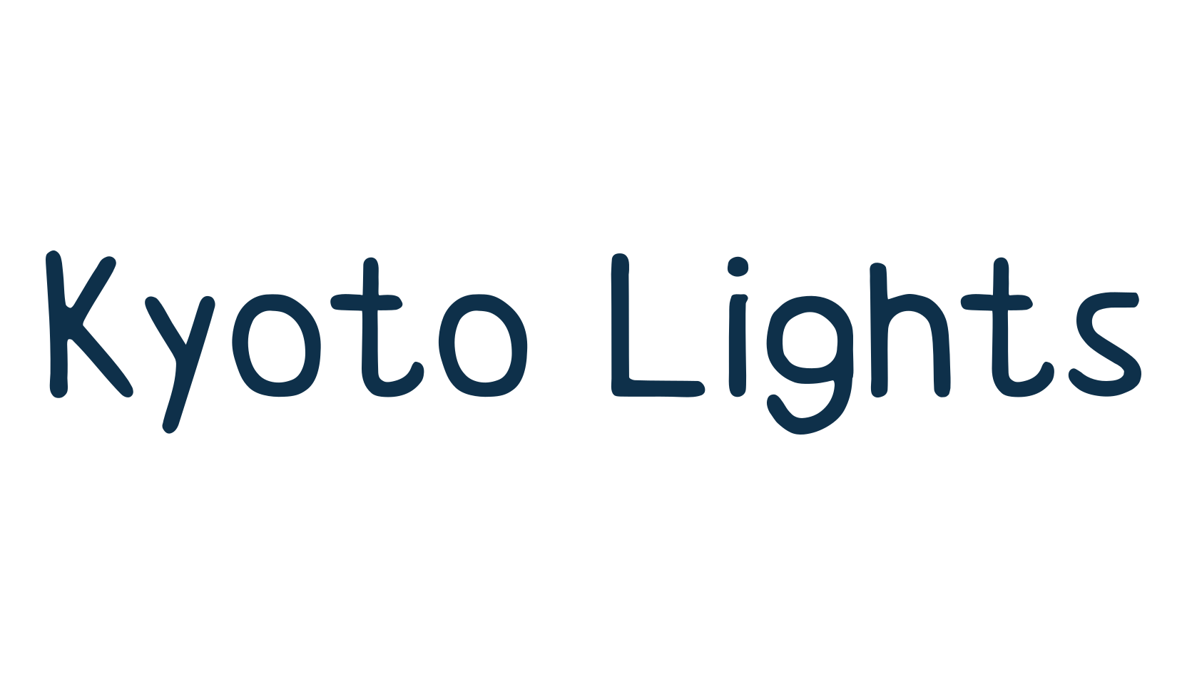 Kyoto Lights, fancy cartoon decorative comic font preview